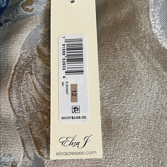 Eliza J Blue Floral Button-Down jeans Dress - Picture 16 of 16